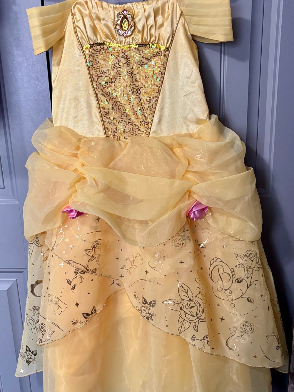 Authentic Disney Store Belle-Inspired Princess Dress